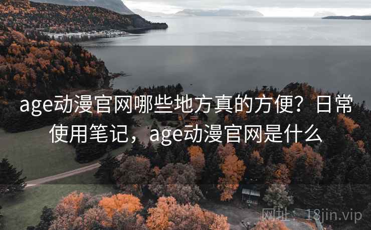 age动漫官网哪些地方真的方便？日常使用笔记，age动漫官网是什么